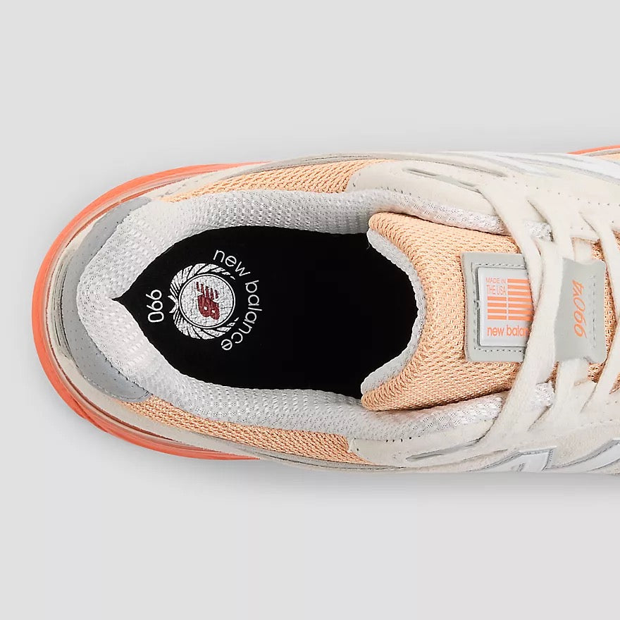 New Balance Made in USA 990v4 (Moonbeam/Tangerine Heat)