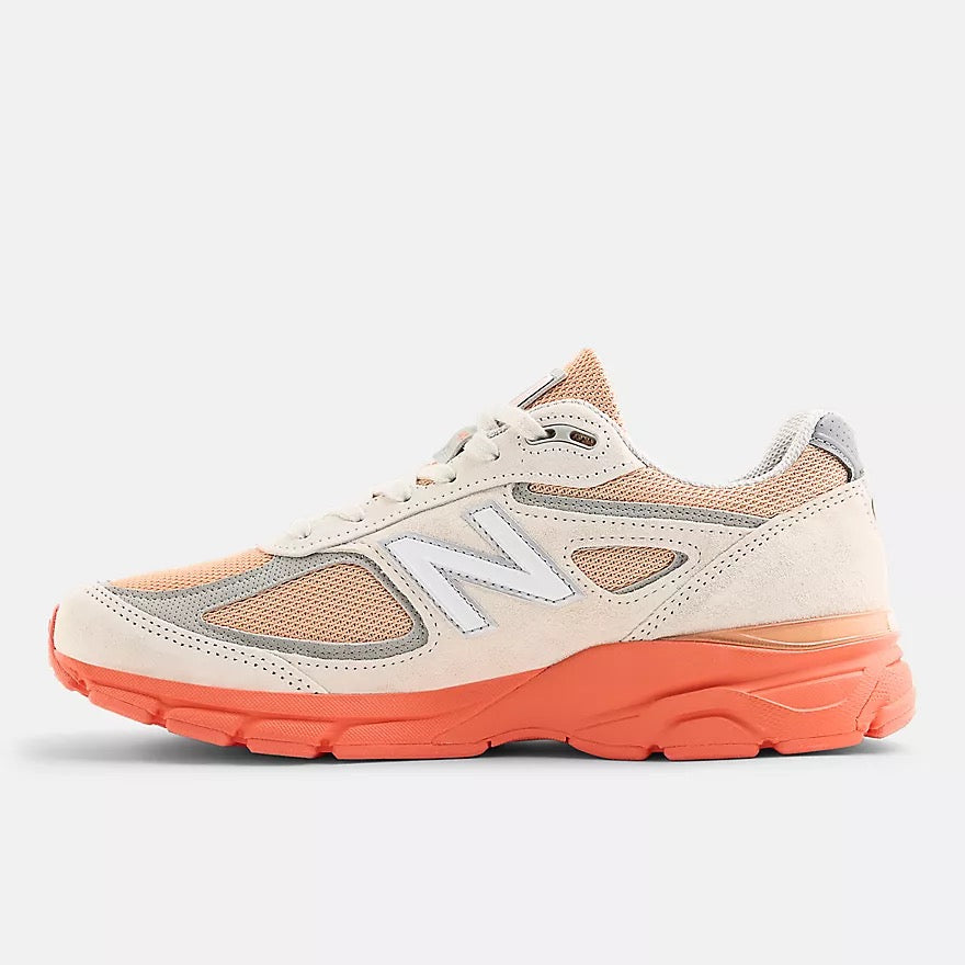 New Balance Made in USA 990v4 (Moonbeam/Tangerine Heat)