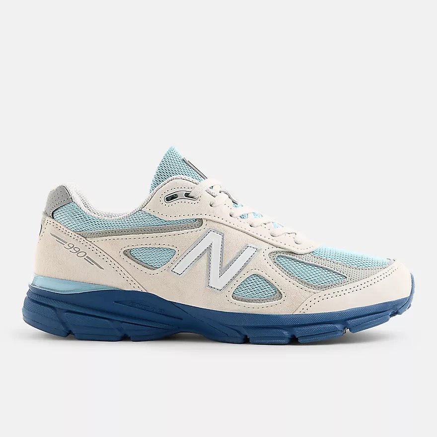 New Balance Made in USA 990v4 (Moonbeam/Cloud Blue)