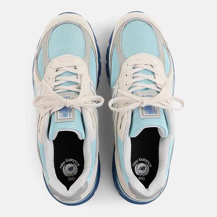 New Balance Made in USA 990v4 (Moonbeam/Cloud Blue)