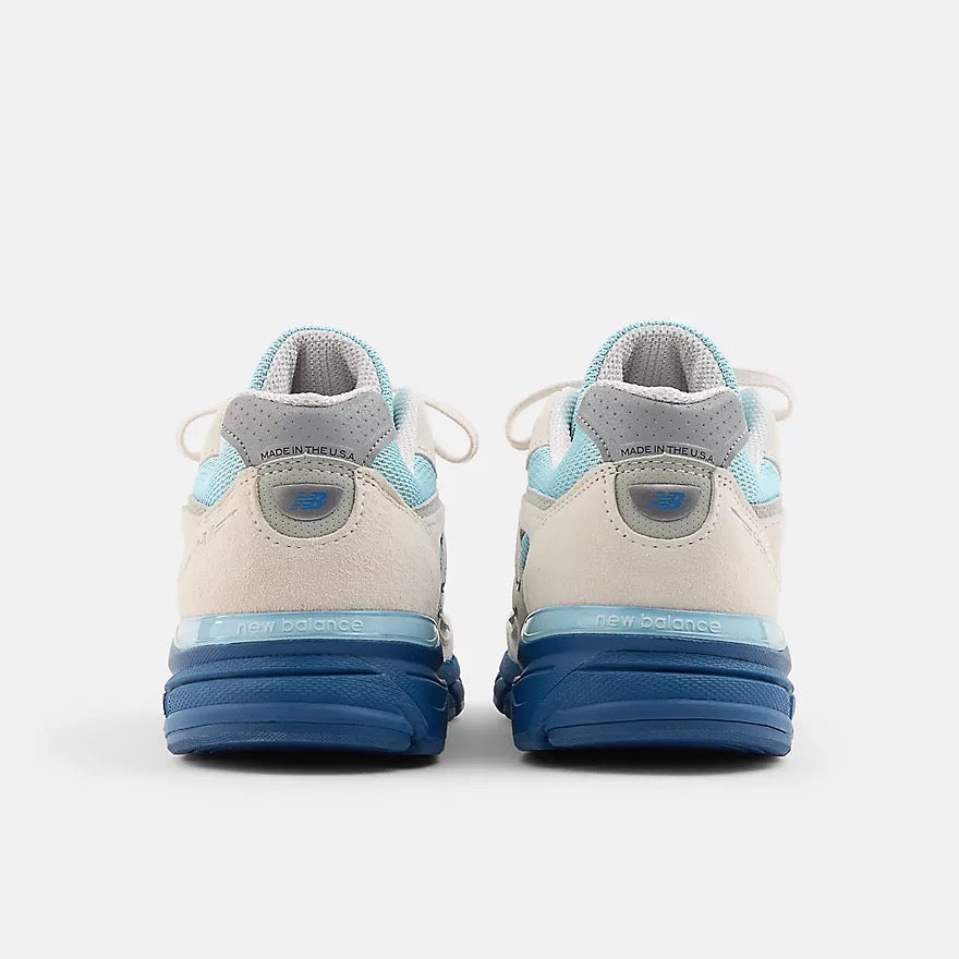 New Balance Made in USA 990v4 (Moonbeam/Cloud Blue)