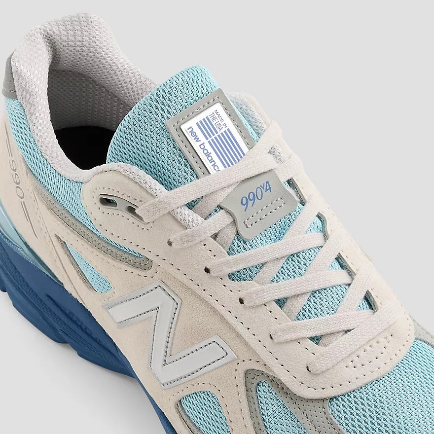 New Balance Made in USA 990v4 (Moonbeam/Cloud Blue)
