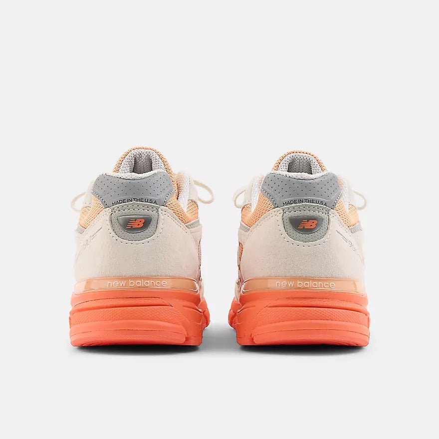 New Balance Made in USA 990v4 (Moonbeam/Tangerine Heat)
