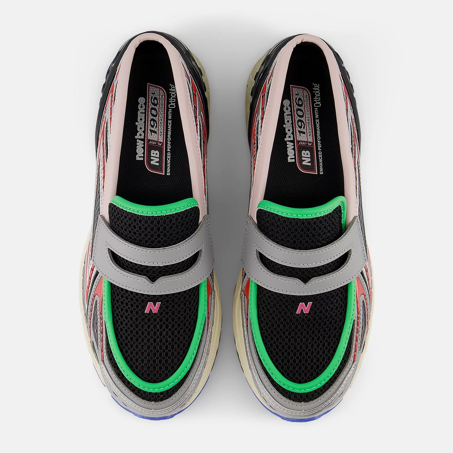 New Balance 1906L (Silver Metallic/Fire Cracker)