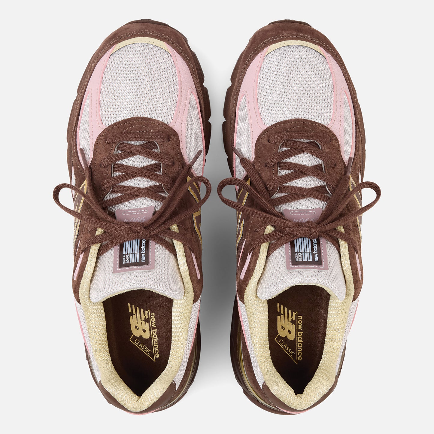 New Balance Made in USA 990v4 (Pumpernickel/Pink Chalk)