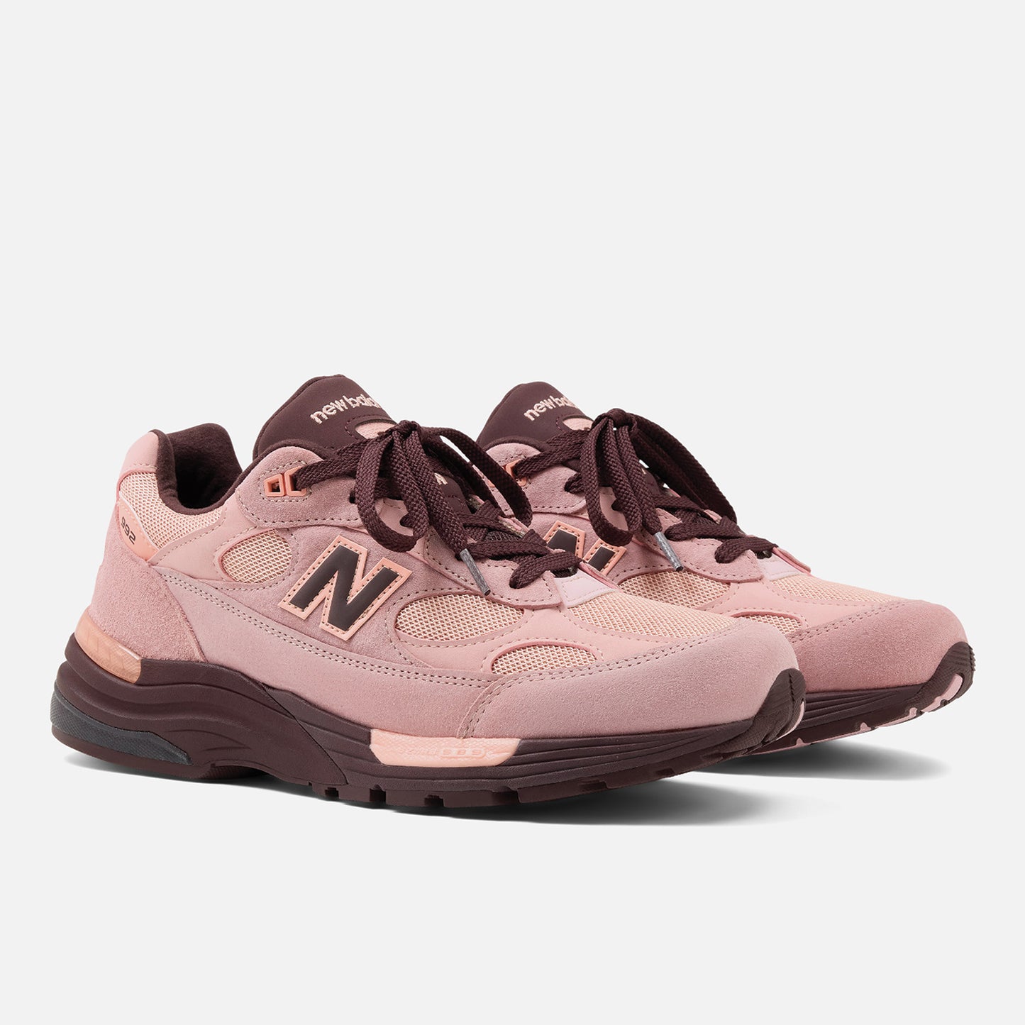 New Balance Made in USA 992 (Pink Chalk/Cherry Leather)