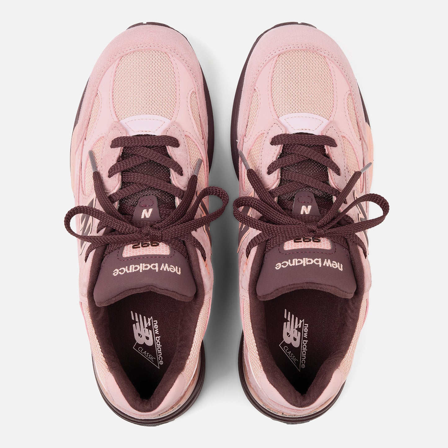 New Balance Made in USA 992 (Pink Chalk/Cherry Leather)