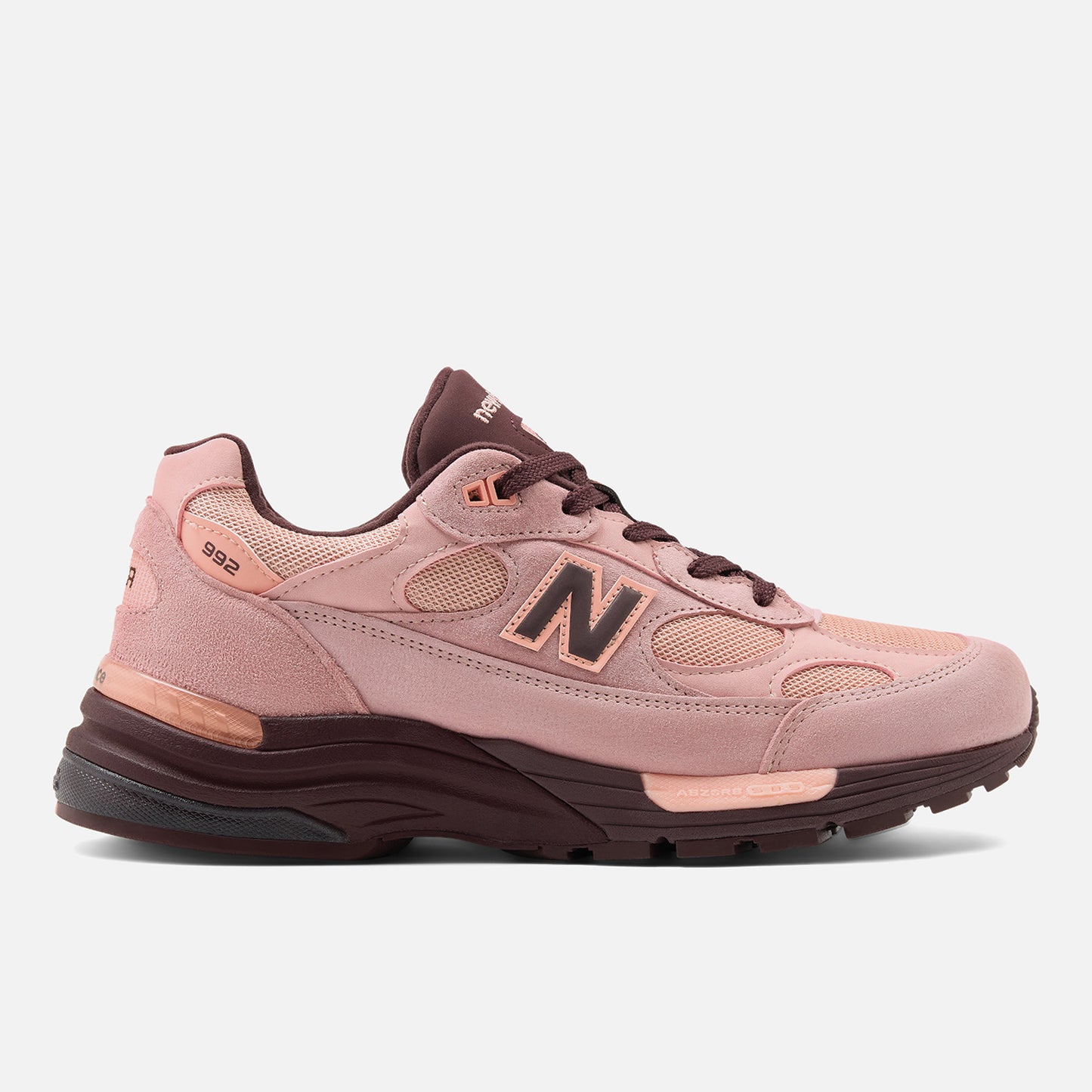 New Balance Made in USA 992 (Pink Chalk/Cherry Leather)