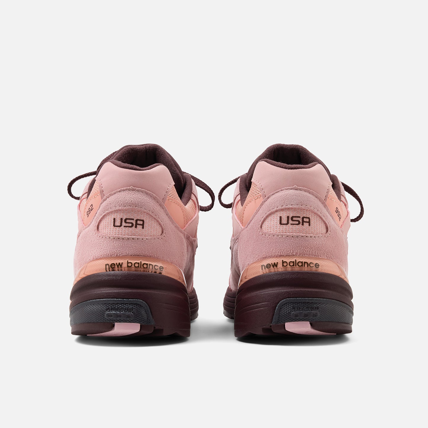 New Balance Made in USA 992 (Pink Chalk/Cherry Leather)