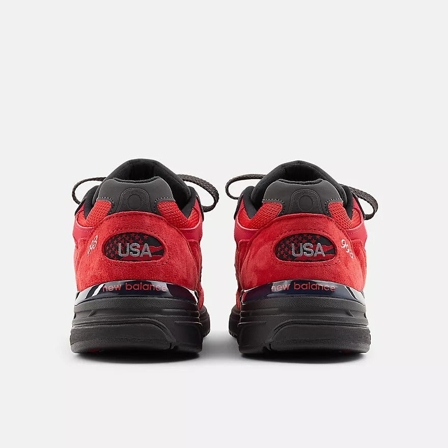 New Balance Made in USA 993 (True Red/Black Cement)